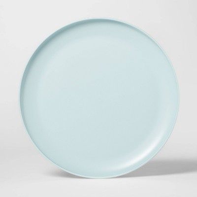 10.5 inch Plastic Dinner Plate Aqua