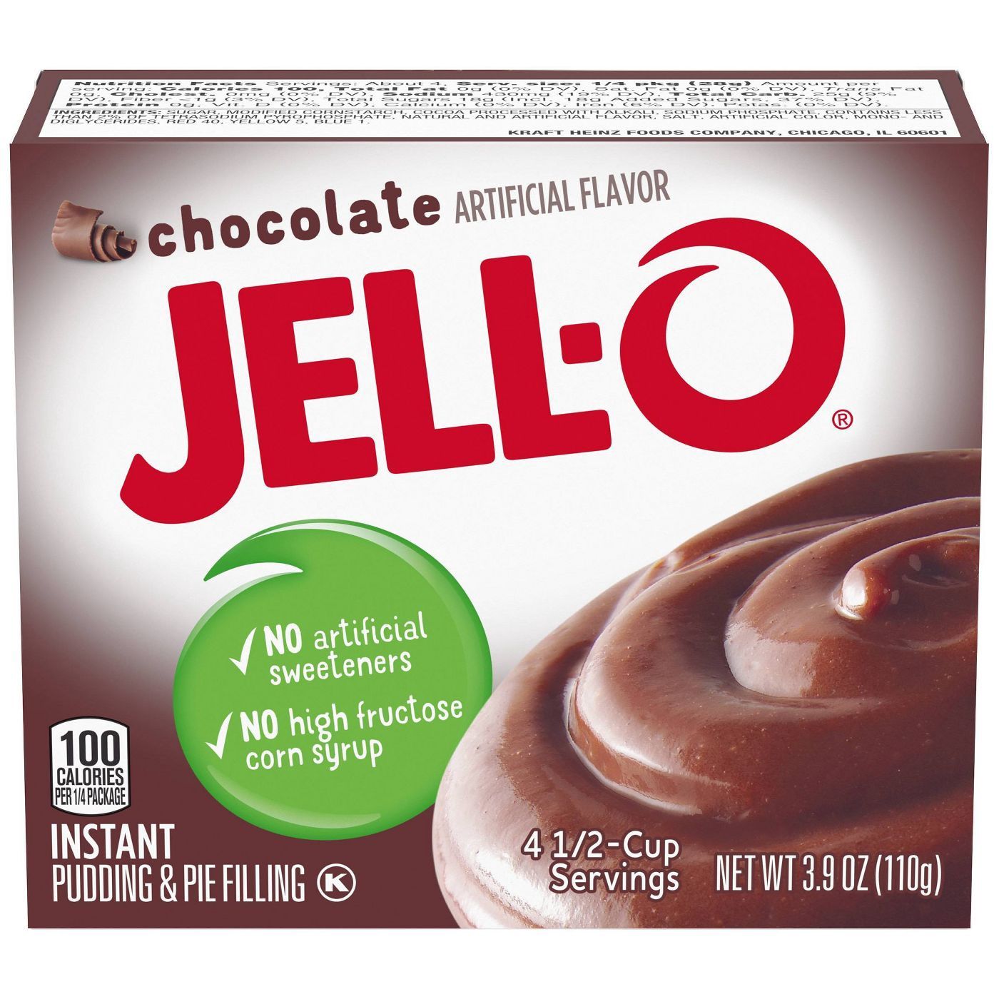 Jello Instant Chocolate Pudding 3.4oz