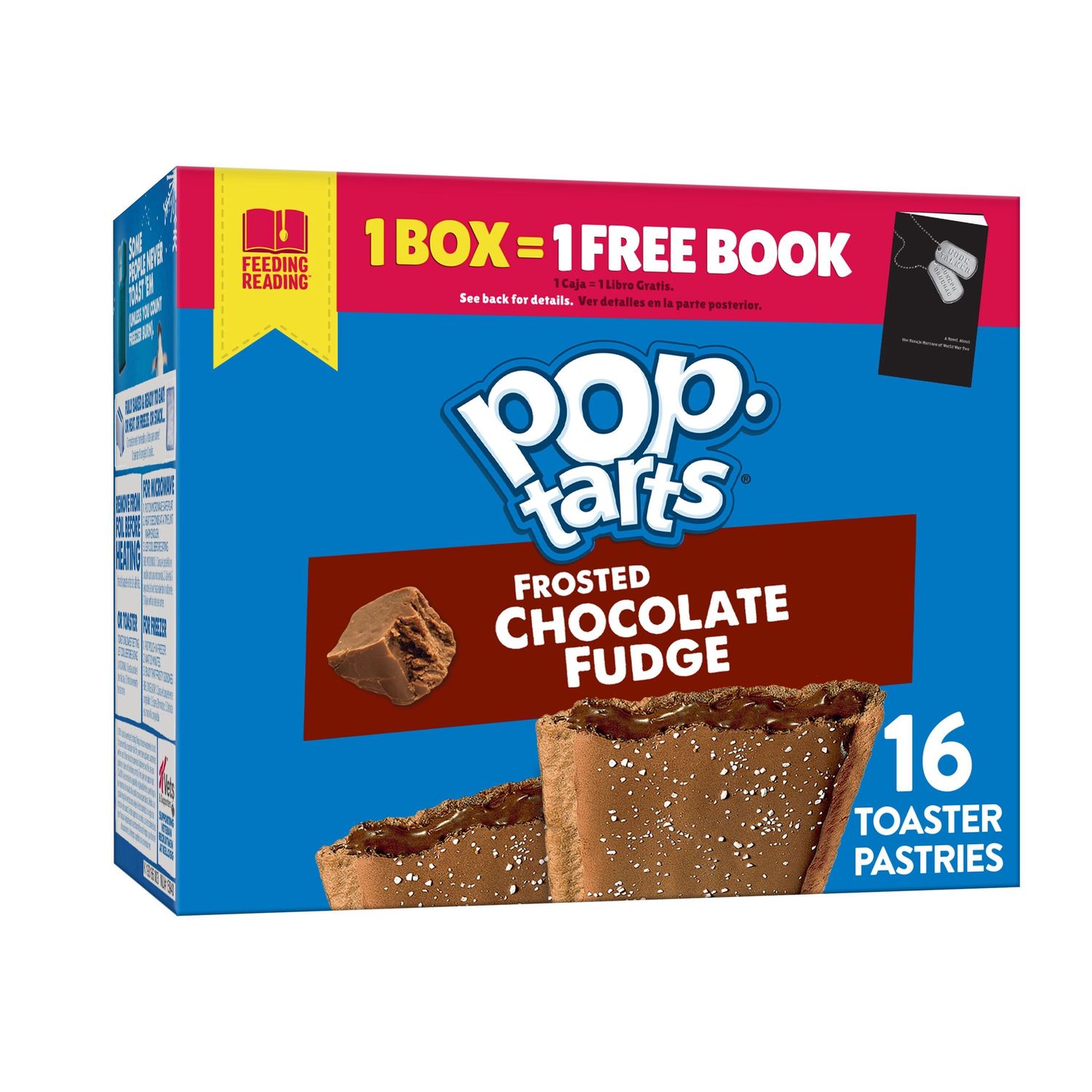 Pop-Tarts Breakfast  Pastries, Frosted Chocolate Fudge, 27 Oz, 16 Toaster