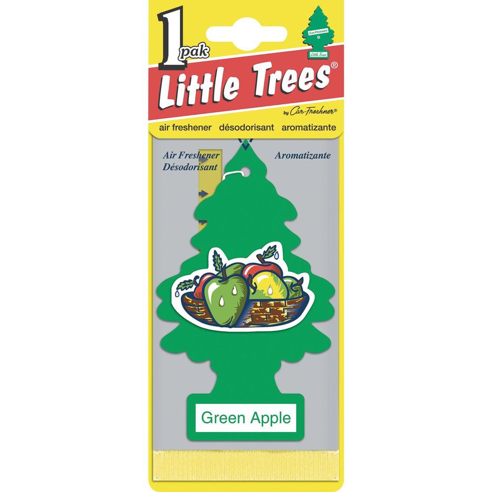 Little Trees Car Air Freshener Green Apple 1ct