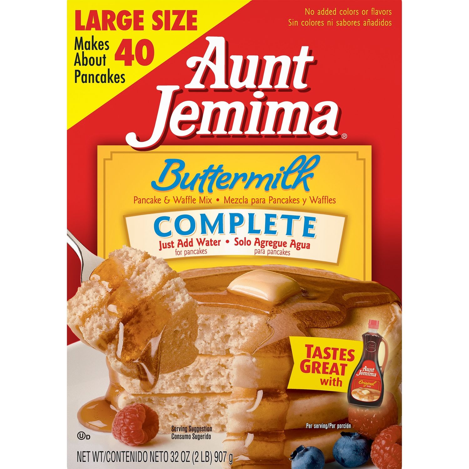 Aunt Jemima Complete Buttermilk Pancake &amp; Waffle Mix - 2lb, 32oz
