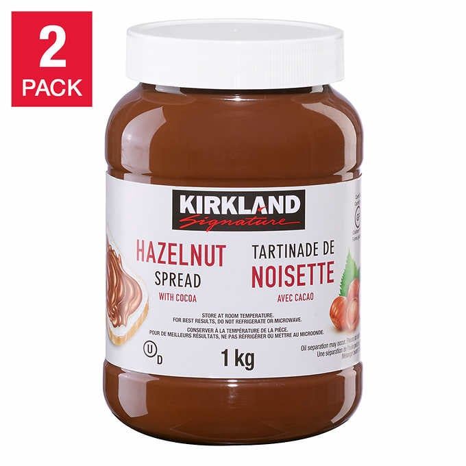 Kirkland Signature Hazelnut Spread With Cocoa 1kg