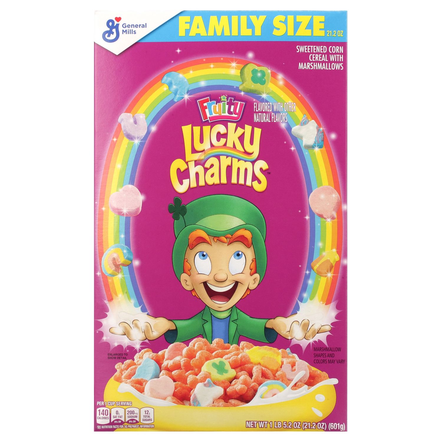 Fruity Lucky Charms XL Breakfast Cereal - 21.2oz