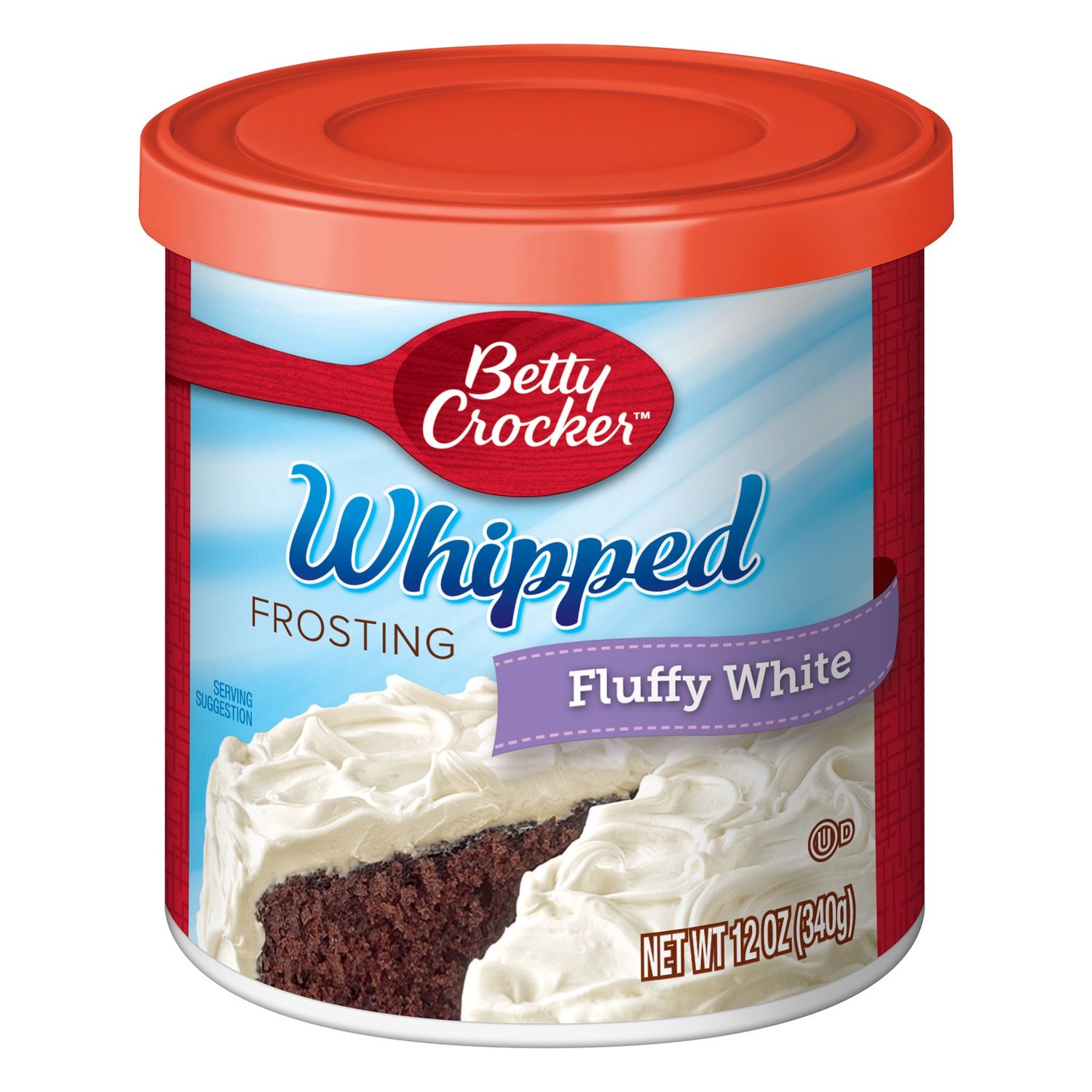 Betty Crocker Whipped Fluffy White Frosting, 12 oz