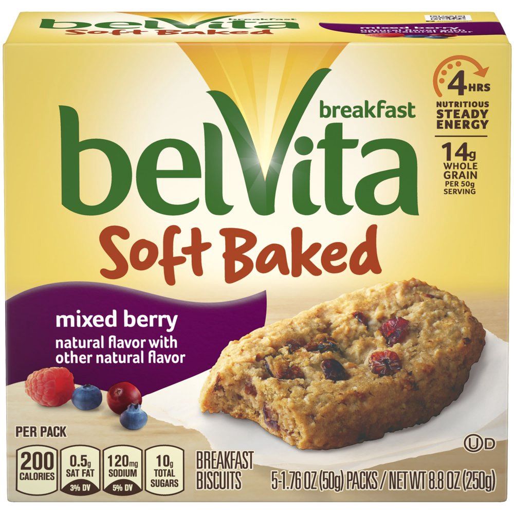 belVita Soft Baked Mixed Berry Breakfast Biscuits