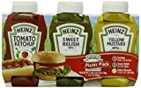 Heinz Ketchup, Relish and Mustard Picnic Pack, 3 Bottles