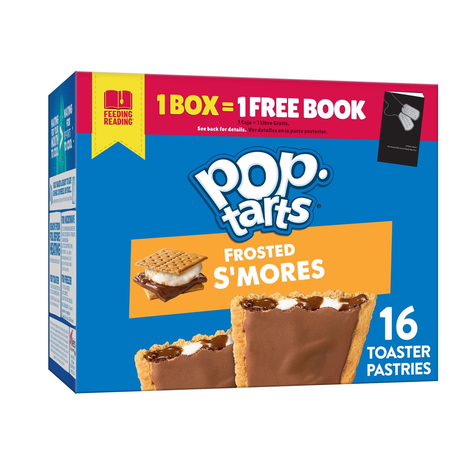 Pop-Tarts Breakfast Pastries, Frosted S&#39;mores, 27 Oz, 16 Toaster