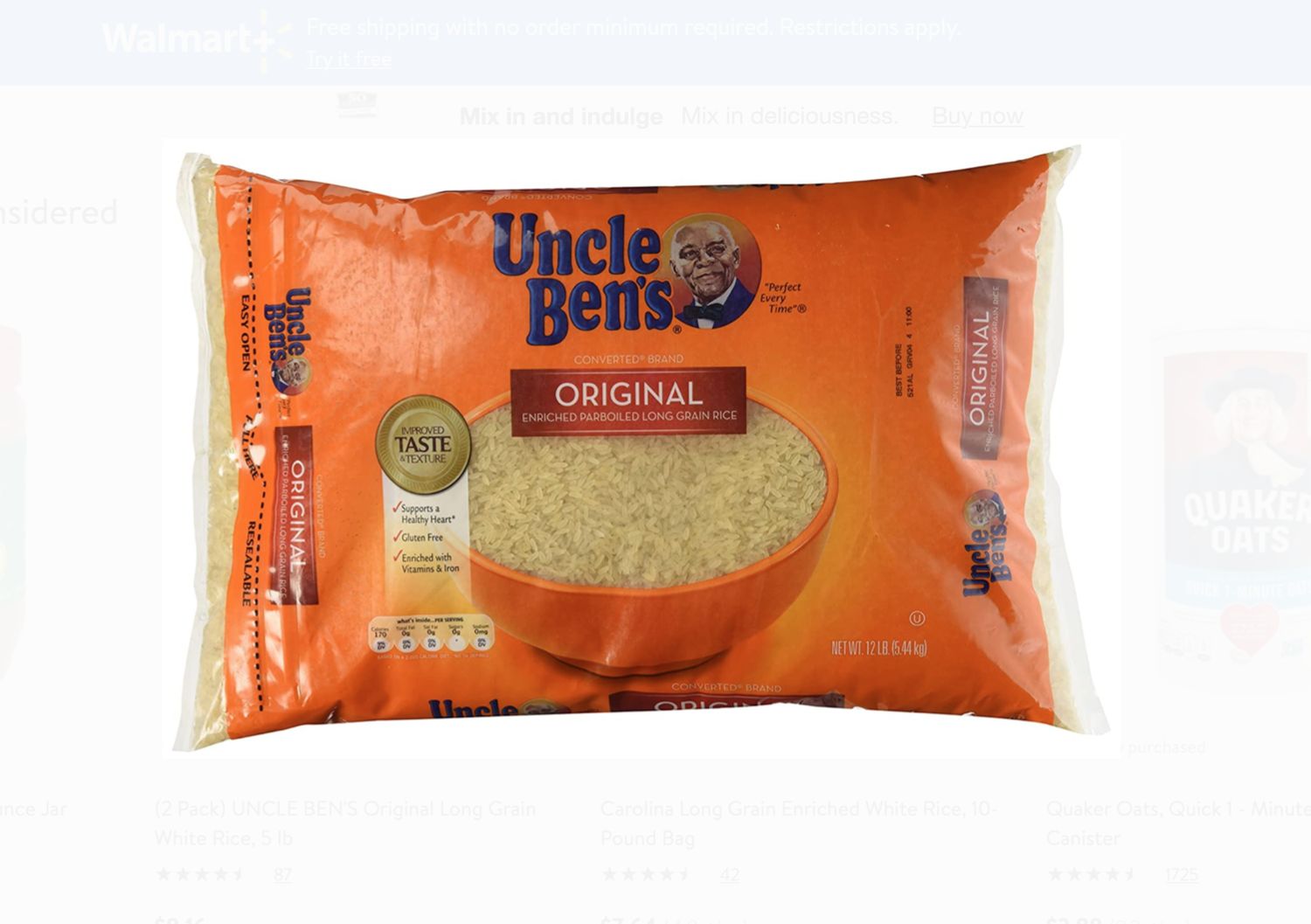 Uncle Ben's Converted Original Long Grain Rice  5.4 kg