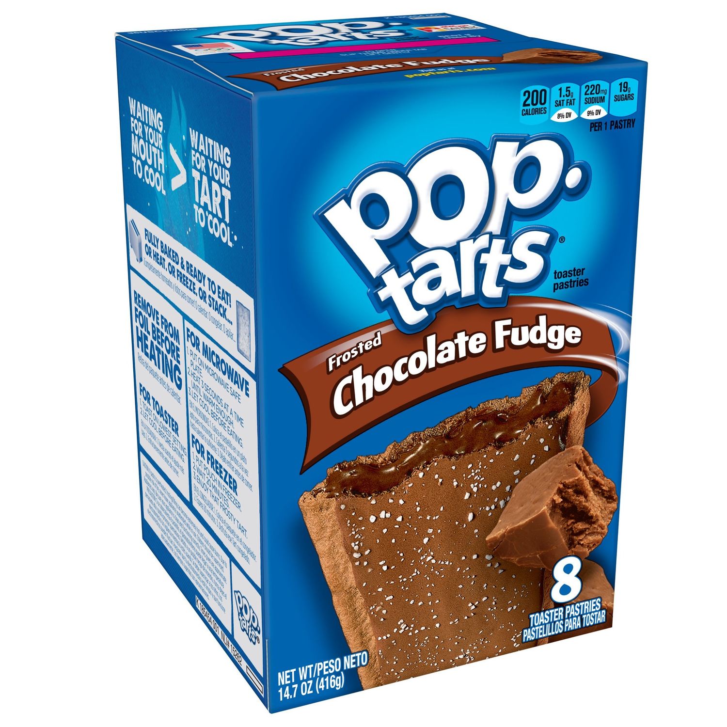 Pop-tarts, Frosted Chocolate Fudge, 8 Count