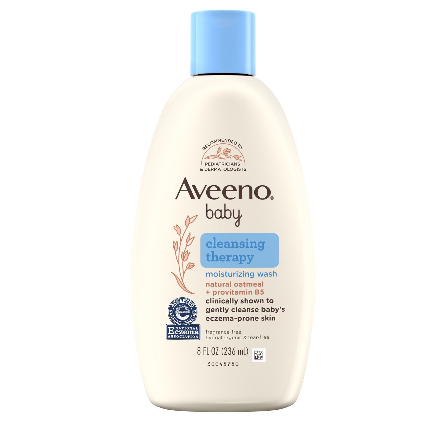 Aveeno Baby Cleansing Therapy Moisturizing Wash, Natural Oatmeal, 8 oz