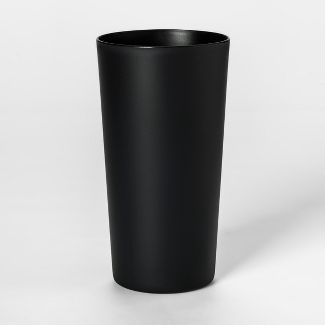 26oz Plastic Tall Tumbler BLACK