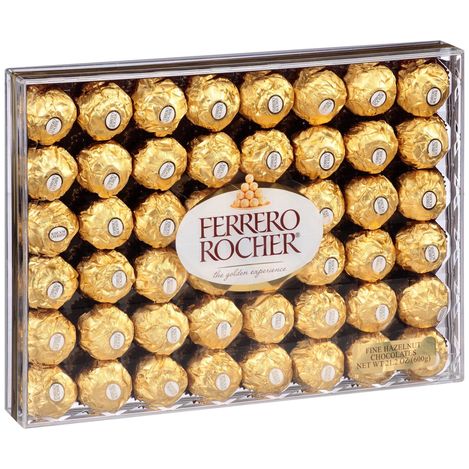 Ferrero Rocher Fine Hazelnut Chocolates, 48ct, 21.2 oz