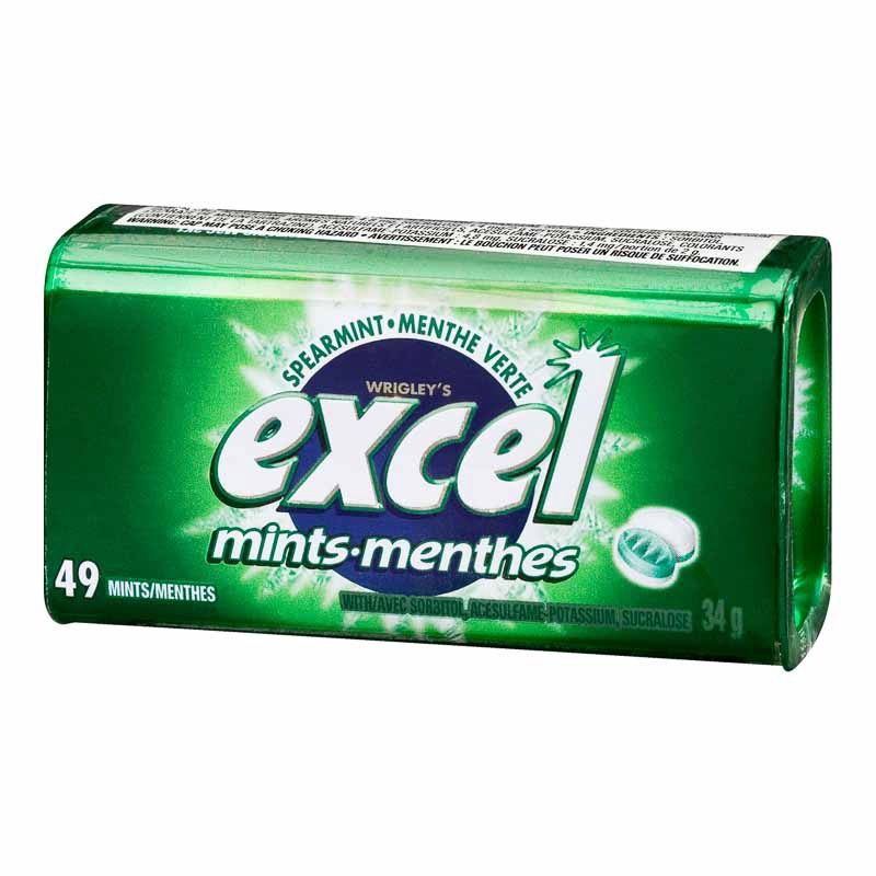 Excel menthe verte menthe 34g