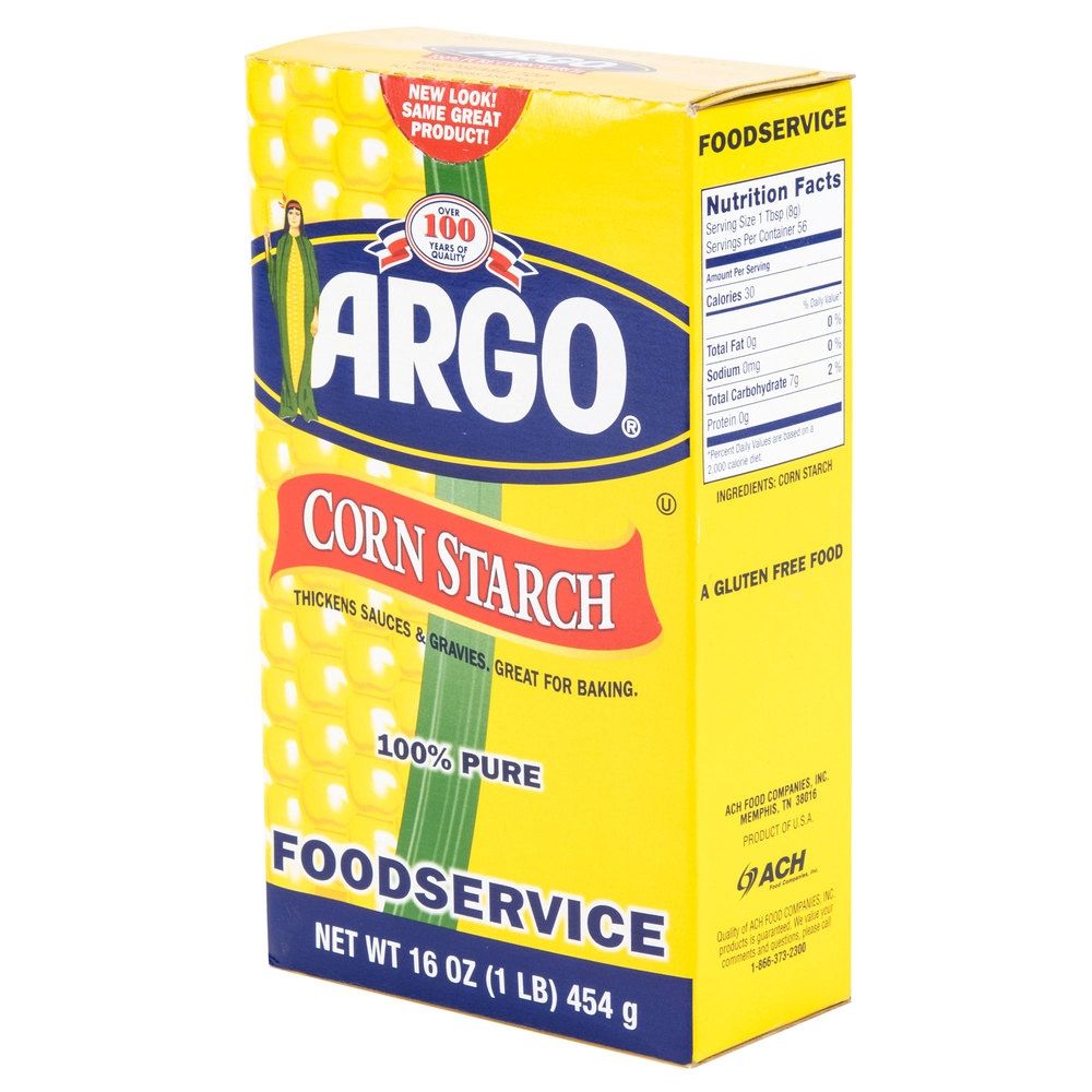 Argo Gluten Free Pure Corn Starch, 16 oz Jar