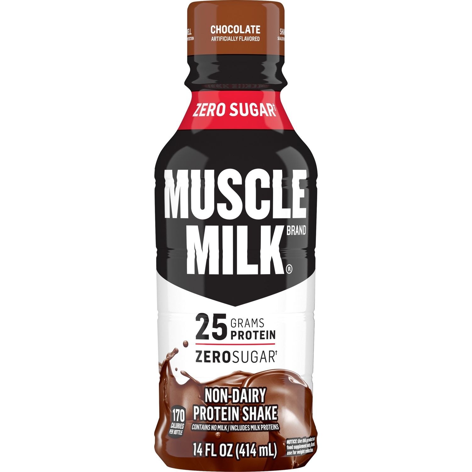 Muscle Milk Protein Shake Chocolate - 14 fl oz Bottle