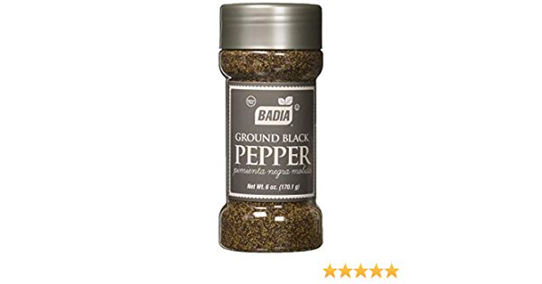 Badia Ground Black Pepper 6oz