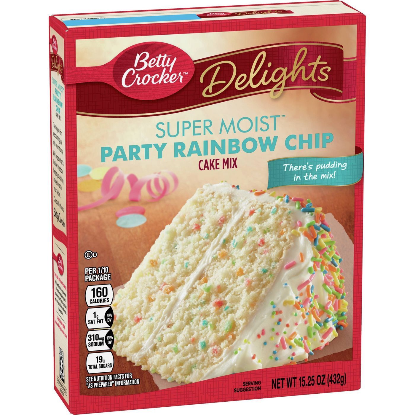 Betty Crocker Rainbow Chip Cake Mix - 15.25oz