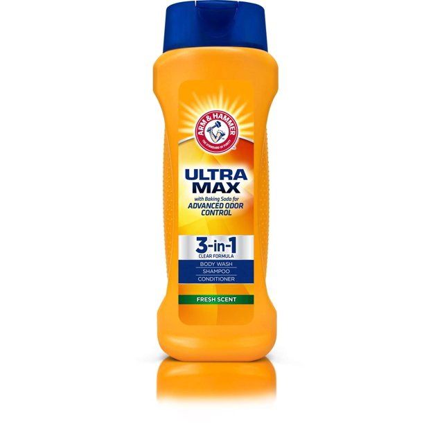 Arm &amp; Hammer Ultra Max 3-in-1 Body Wash, Shampoo, and Conditioner, 12 oz.