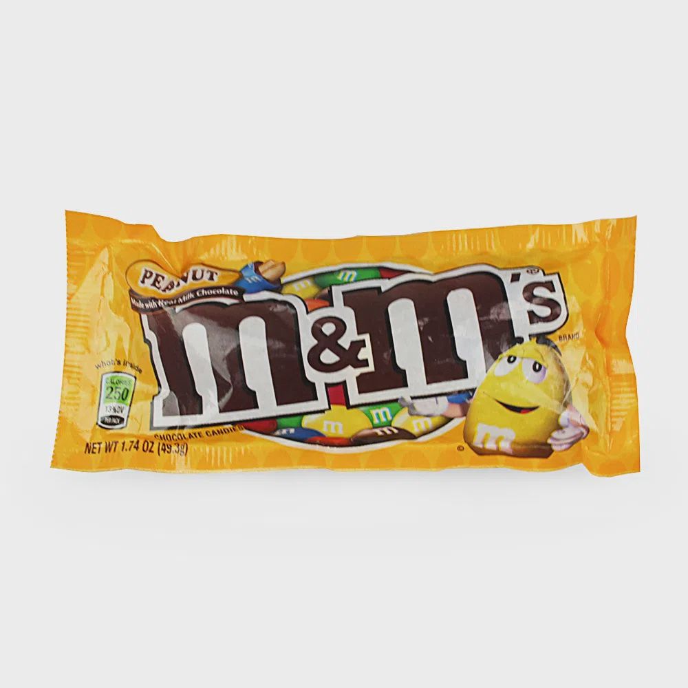 M&amp;M&#39;s Chocolate Candies Peanut 1.74oz