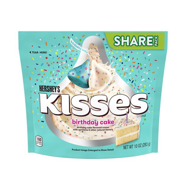 Hershey&#39;s Birthday Cake Kisses Share Size - 10oz