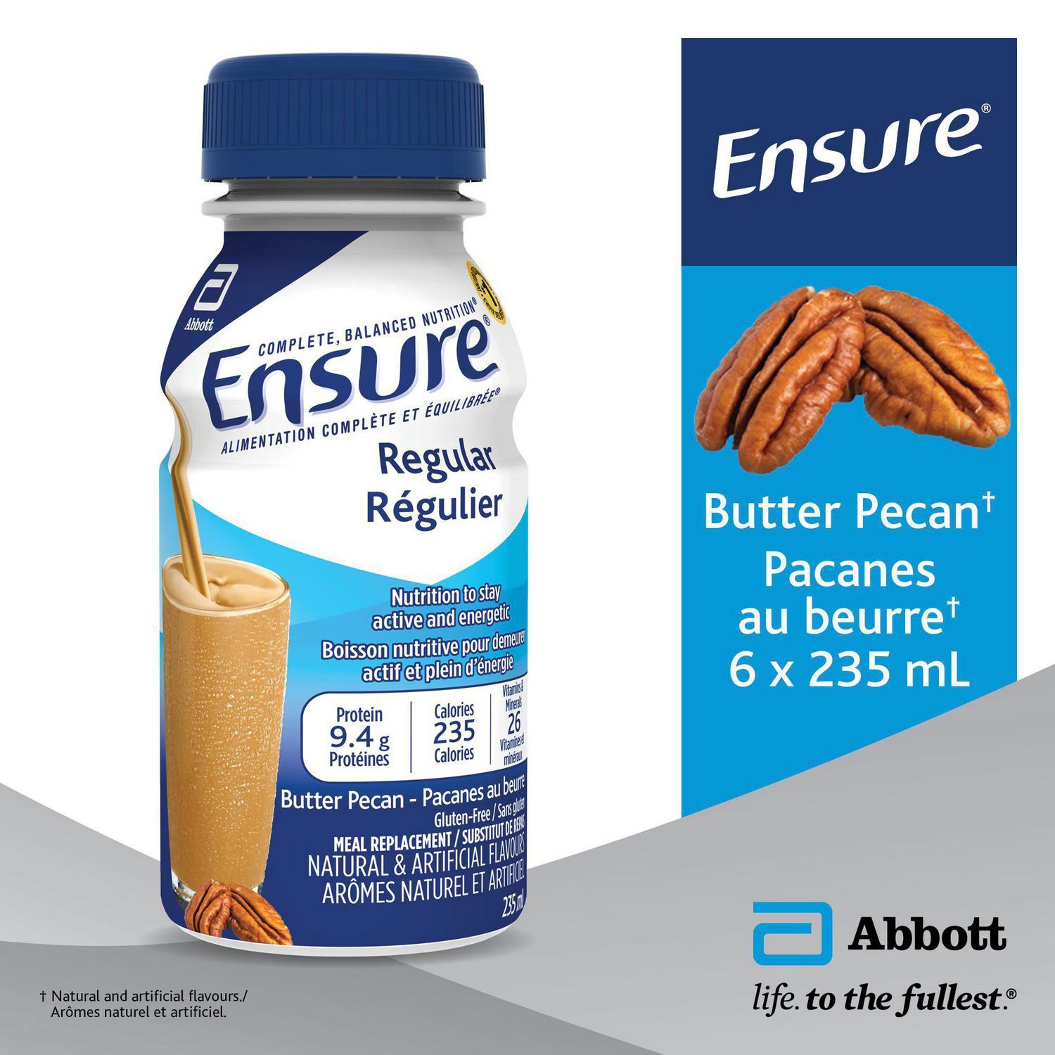 Ensure Regular, Meal Replacement Shake, Butter Pecan,235mL