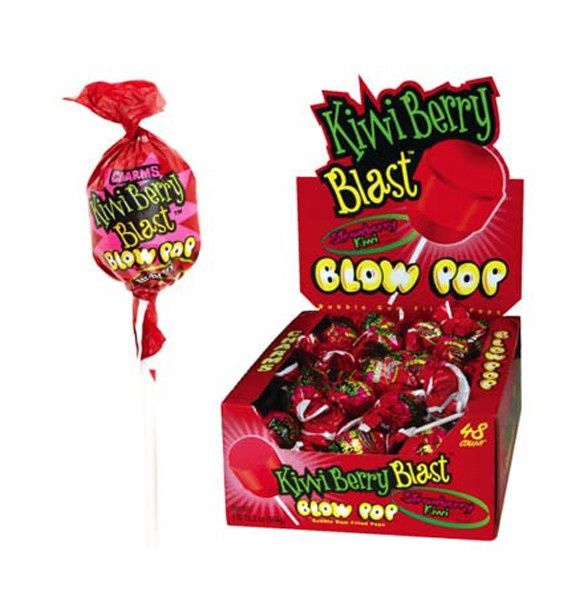 Charms Blow Pops Kiwi Berry Blast