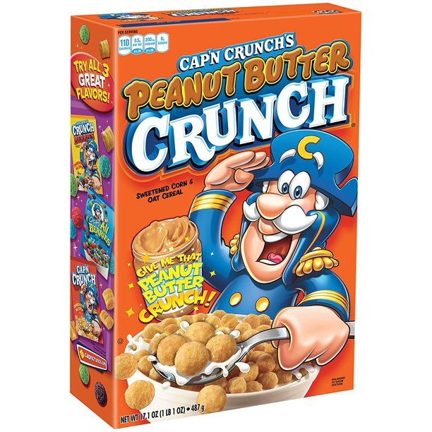 Cap&#39;N Crunch, Peanut Butter, 17.1-Ounce