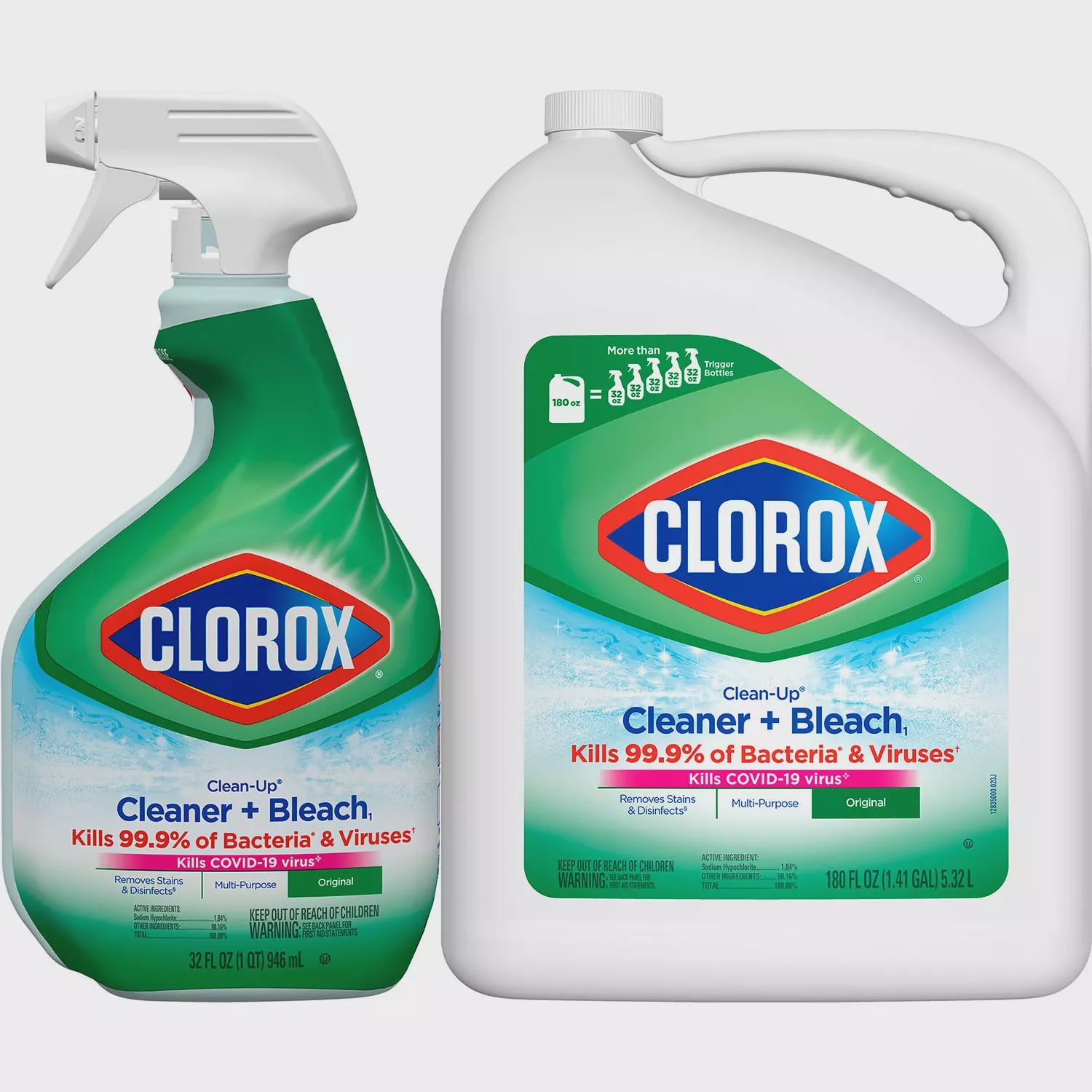 Clorox Clean-Up All-Purpose Cleaner with Bleach, 180 oz.