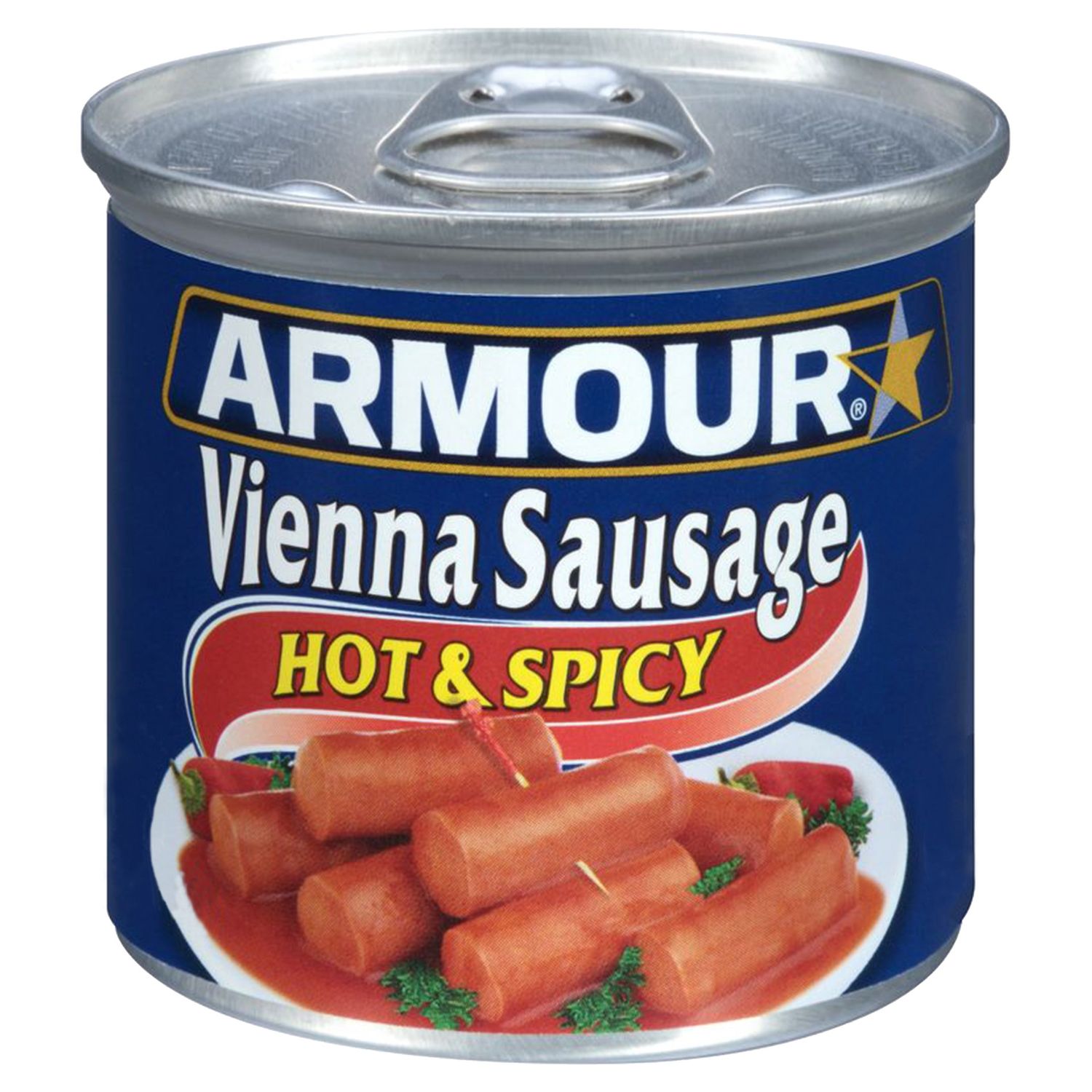 Armour Hot &amp; Spicy Vienna Sausage 4.6 oz Can