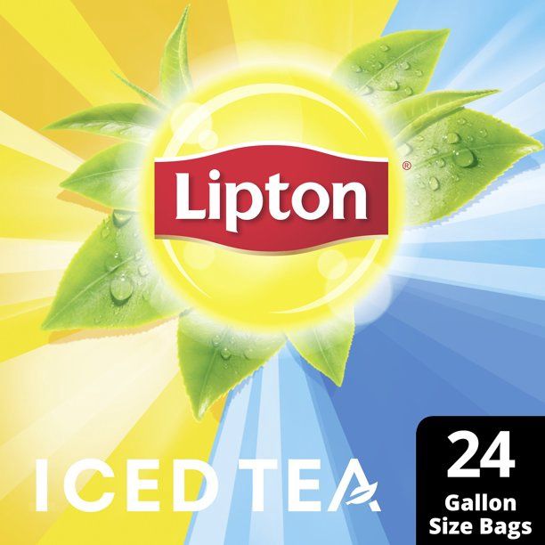 Lipton Gallon-Sized Iced Unsweetened Tea, Tea Bags 24 oz