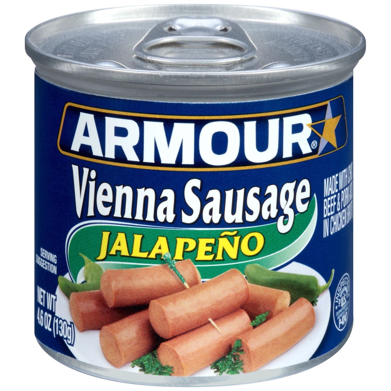 Armour Jalapeno Vienna Sausage 4.6 oz. Can