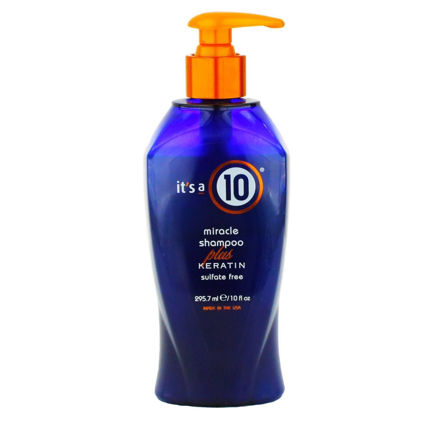 It's a 10 Miracle plus Keratin Sulfate Free Shampoo- 10 fl oz