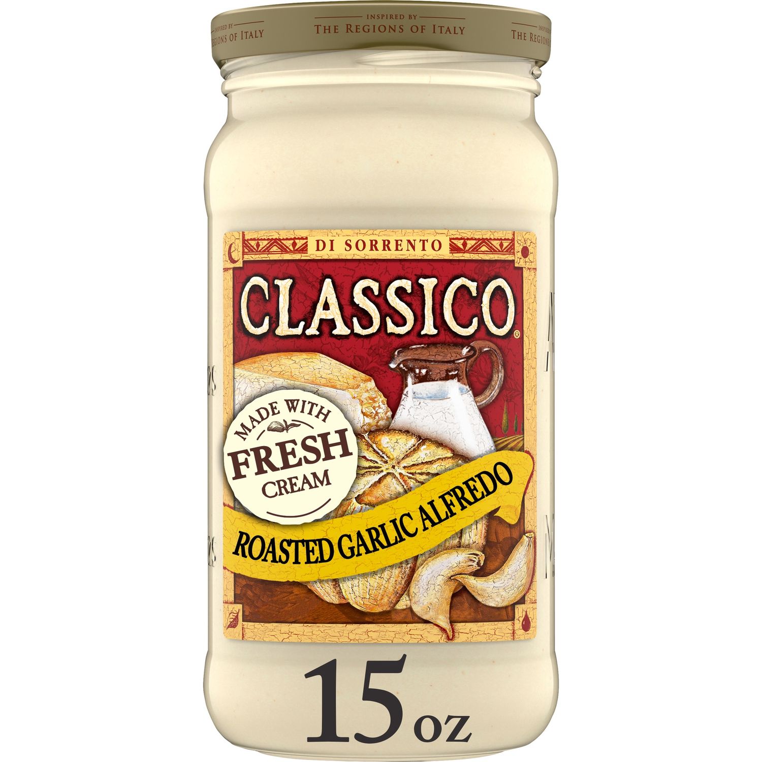 Classico Roasted Garlic Alfredo Pasta Sauce - 15oz