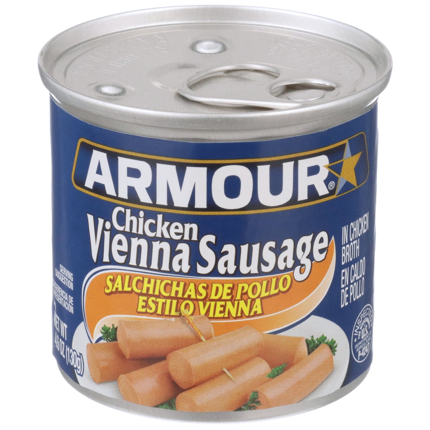 Armour Chicken Vienna Sausage 4.6 oz Can