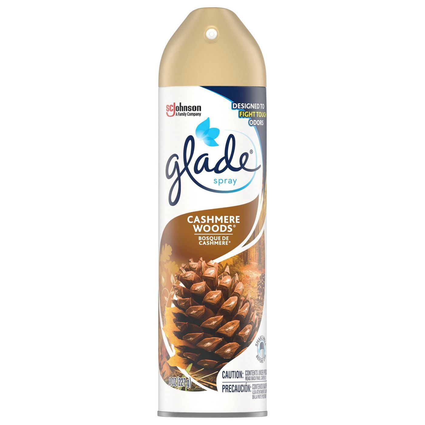 Glade Aerosol Room Spray Air Freshener Cashmere Woods - 8oz