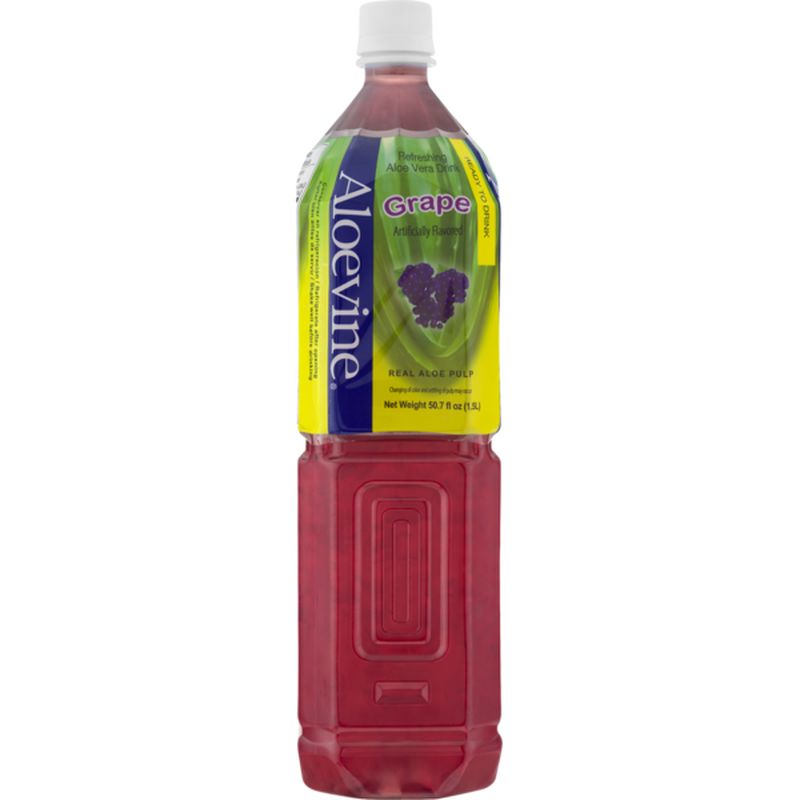 Aloevine 1.5 Lt Grape Drink 50.7oz