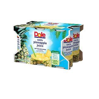 Dole 100% Pineapple Juice 6 fl oz