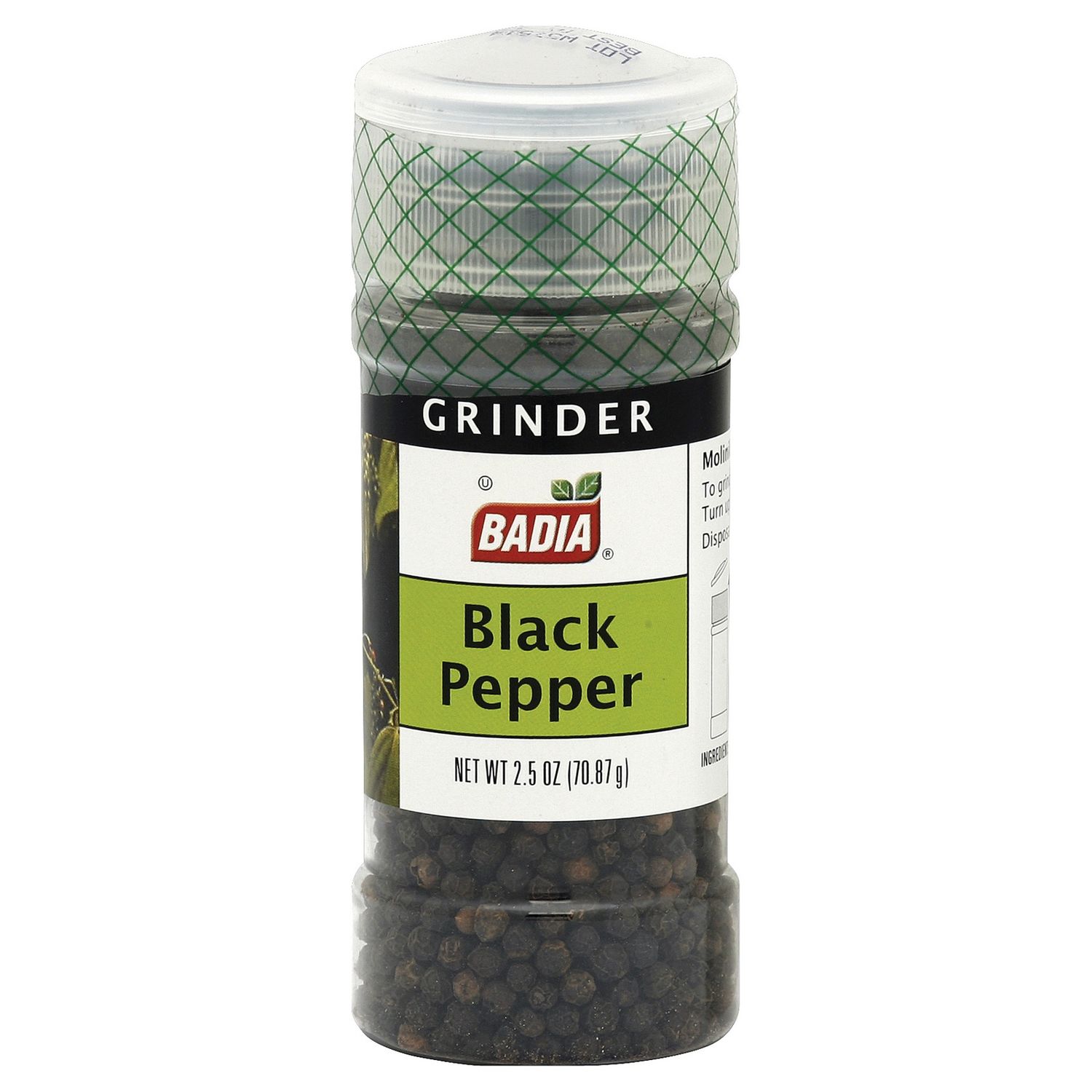 Badia Black Pepper Grinder 2.25oz