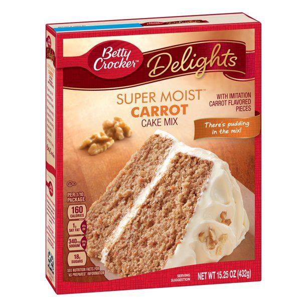 Betty Crocker Super Moist Carrot Cake Mix - 15.25oz