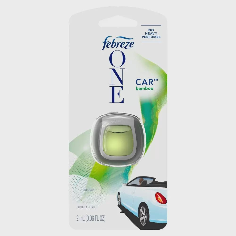 Febreze One Car Air Freshener Vent Clip - Bamboo - 1ct