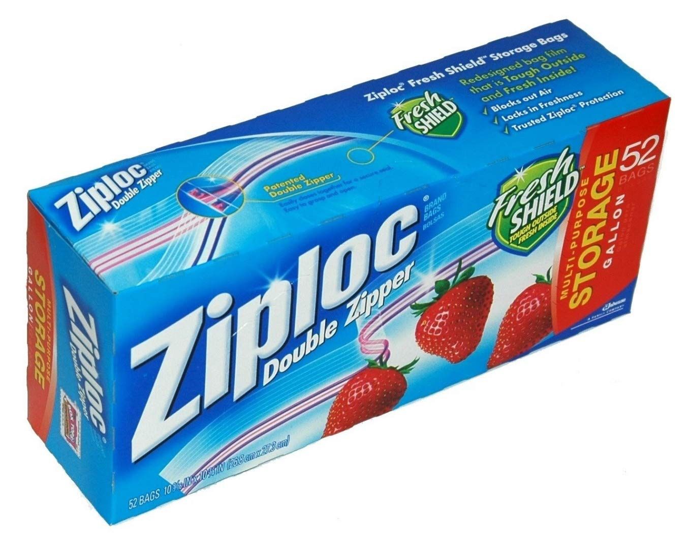 Ziploc Storage Gallon 52 seal Top Bags