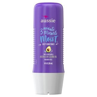 Aussie Paraben Free Miracle Moist 3 Minute Miracle with Avocado for Dry Hair Repair 8 floz