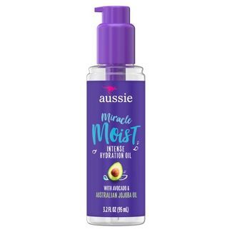 Aussie Miracle Moist Intense Hydration Oil with Jojoba Oil For Dry Hair 3.2 fl oz