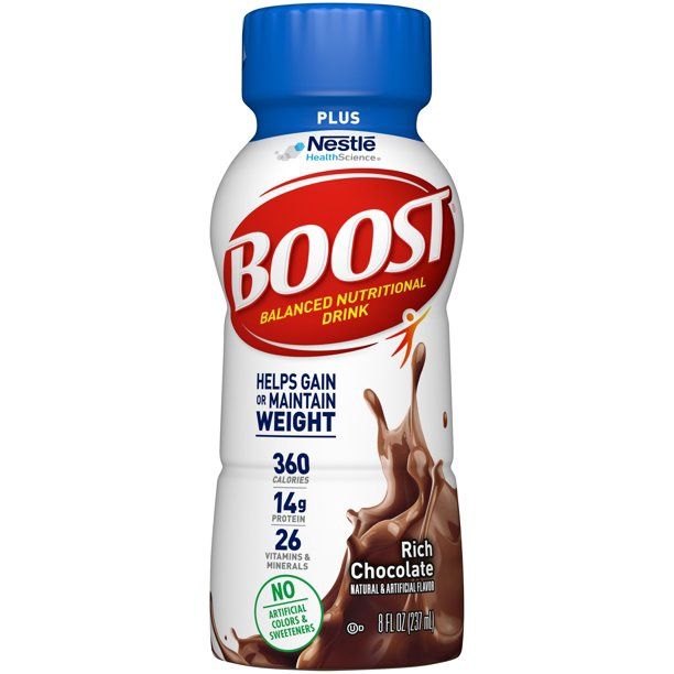 Boost Plus Complete Nutritional Drink Rich Chocolate 8oz