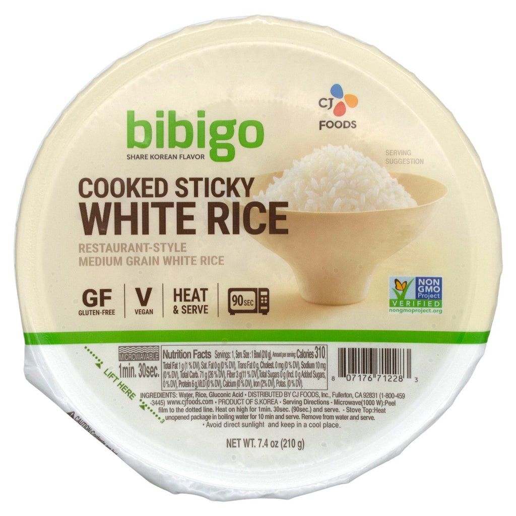 Bibigo, Cooked Sticky White Rice 7.4oz