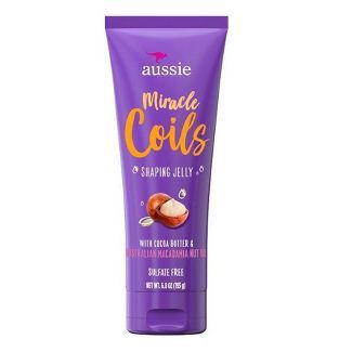 Aussie Miracle Coils Sulfate Free Shaping Jelly with Cocoa Butter 6.8 floz