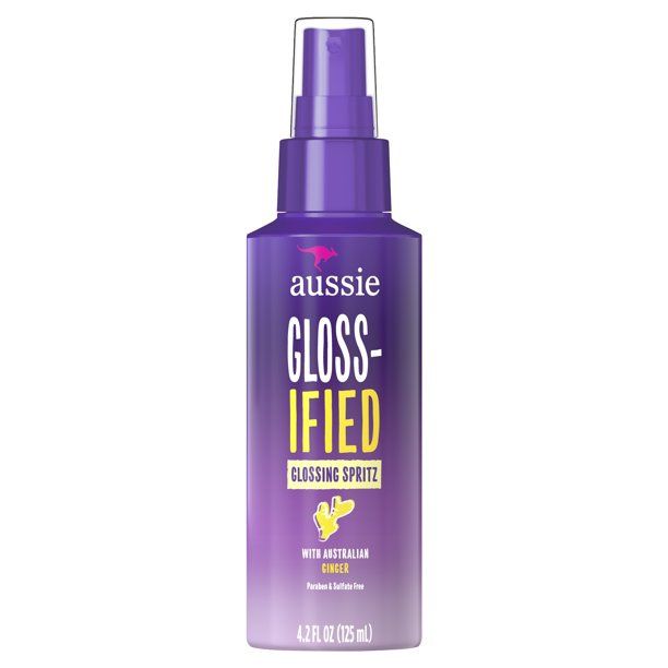 Aussie Glossified Sulfate Free Glossing Spritz Spray, 4.2 fl oz