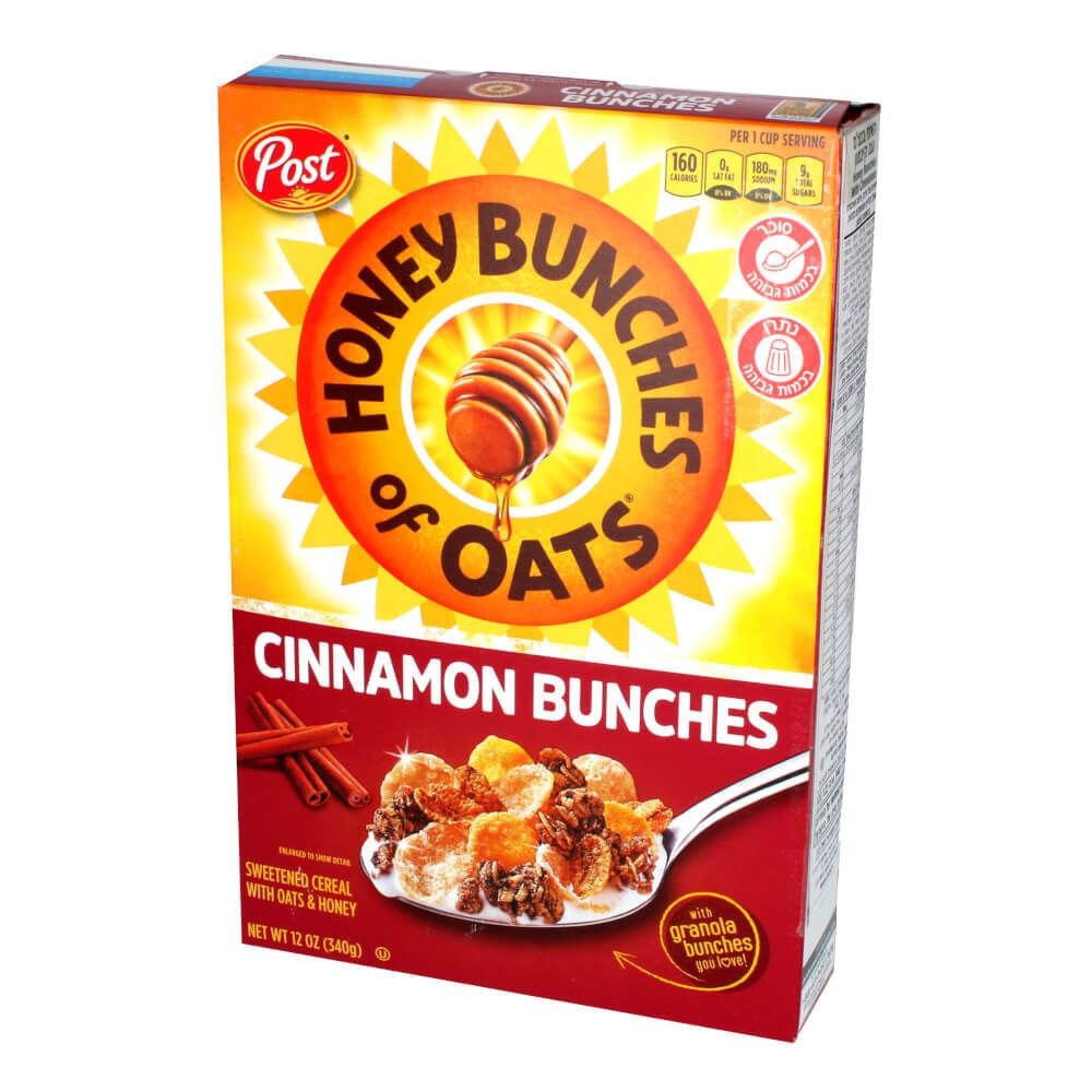 Post Honey Bunches of Oats Apples &amp; Cinnamon Bunches Cereal 12 oz