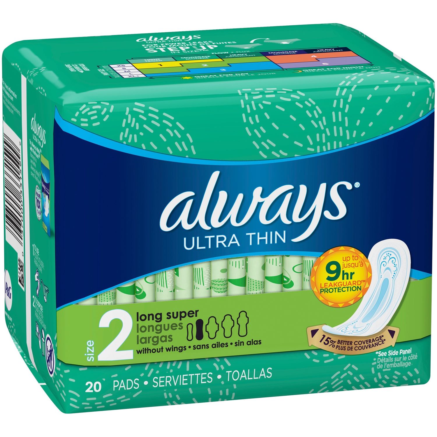 Always Maxi Ultra Thin Long Super 20 Ct