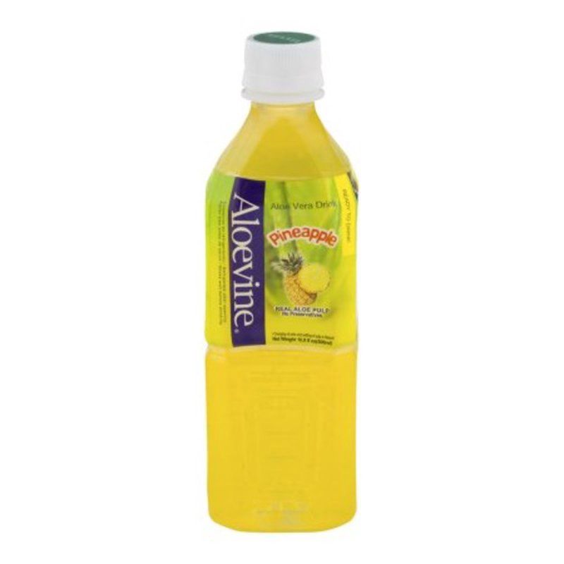Aloevine Aloe Vera Pineapple Drink, 16.9, Fl. Oz.